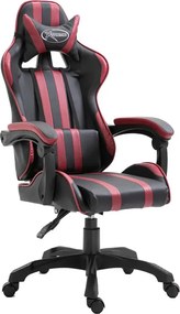 Ciemnoczerwony fotel obrotowy gamingowy G9-R30
