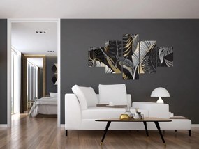 Obraz - Złota dżungla (125x70 cm)