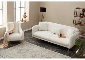Biała rozkładana sofa 210 cm Simena – Balcab Home