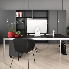 Szafa biurowa na akta otwierana na szyfr 90x40x185 cm Daniel antracyt