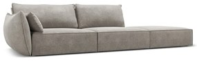 Jasnoszary szezlong (lewostronny) Vanda – Mazzini Sofas