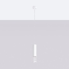 Lampa wisząca LAMI 1 biała SOLLUX  LIGHTING