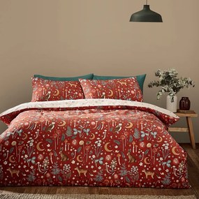 Ceglasta pościel dwuosobowa 230x220 cm Enchanted Twilight Animals – Catherine Lansfield
