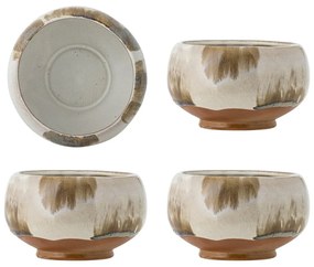 Kamionkowe miski zestaw 4 szt. 400 ml Jade – Bloomingville