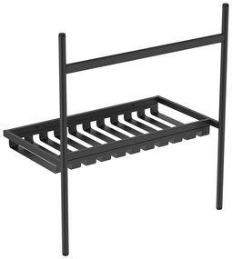 Czarny metalowy stelaż pod umywalkę 76x84 cm Conca – Ideal Standard