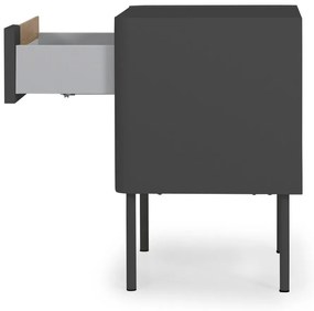 Antracytowa szafka nocna Tenzo Switch
