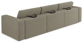 Jasnobrązowa sofa modułowa 314 cm Kalea – Makamii