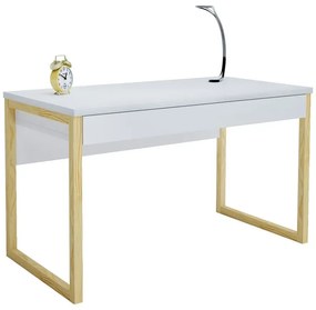 Skandynawskie biurko drewniane 100 cm - Kizo X8
