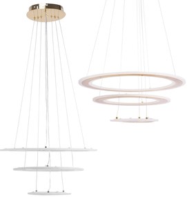 LAMPA WISZĄCA LED G042-3CP ZŁOTA