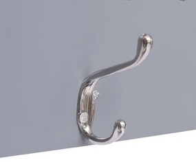 Szary wieszak ścienny na ubrania R4-E63