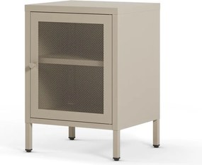 Kremowa szafka nocna Fayna – Marckeric