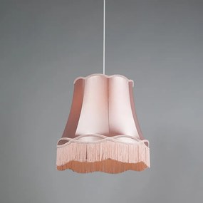 Zestaw 4 x lampa wisząca różowa 45cm - Granny Retro Oswietlenie wewnetrzne