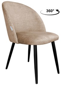 Krzesło Colin tkanina Vogue noga metalowa