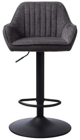 Ciemnoszary hoker z regulowaną wysokością Nolan – Unique Furniture