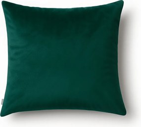 Aksamitna poszewka w kolorze butelkowej zieleni Werona