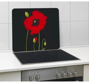 Płyta ochronna na ścianę za kuchenką ze szkła hartowanego 50x56 cm Poppy – Maximex