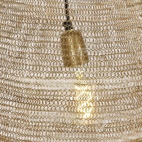 Orientalna lampa wisząca złota - Nidum