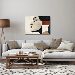 Obraz - Kobieta z profilu (70x50 cm)