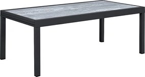 Rozkładany Stół Ogrodowy "Lagos" z Aluminium - Szary 200/320 x 105 x 76 cm