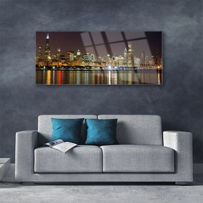 Obraz na Szkle Miasto Domy