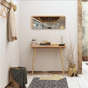 Nowoczesna dębowa komoda z lustrem – 80 x 84 x 32 cm