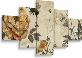 Obraz - Bee Meadow (125x70 cm)