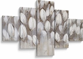 Obraz - Ułożone tulipany (125x70 cm)