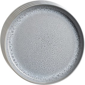 Mäser Zestaw talerzy deserowych Lunaria Grey 20cm, 4 szt.