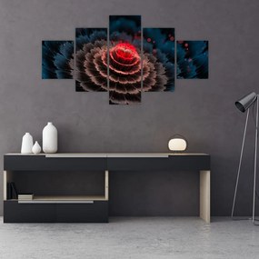 Obraz abstrakcji (125x70 cm)