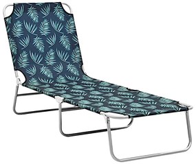 Składany leżak w liście L5-W70