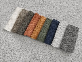 Jasnoszary podnóżek z materiału bouclé Azra – Bobochic Paris