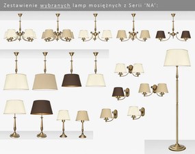 Lampa nocna z abażurem NA-B1