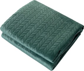 Narzuta na łóżko Silky Chic 220x240cm deep green