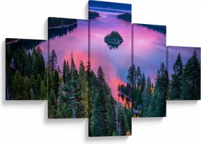 Obraz - Jezioro Tahoe, Sierra Nevada, Kalifornia, USA (125x70 cm)