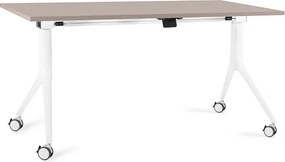 Składane biurko pracownicze na kółkach Carl 150x80 cm