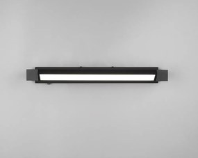 Kinkiet LED w kolorze matowej czerni Fabrizio – Trio