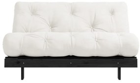 Kremowa rozkładana sofa 140 cm Roots Black Night – Karup Design
