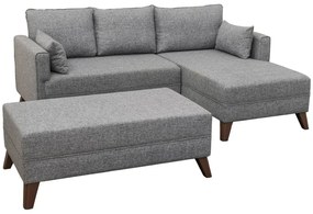 Narożna sofa rozkładana Bella Corner Right 2 Grey