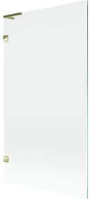 Mexen Lunar L parawan nawannowy 1-skrzydłowy 100 x 150 cm, transparent, złoty - 897L-100-000-50-00