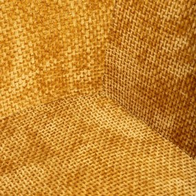 Krzesło tapicerowane SATORI POP musztardowe HOMLA