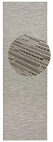 Szary chodnik BT Carpet Nature, 80x250 cm