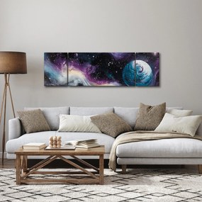 Obraz - Malowany wszechświat (170x50 cm)