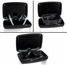 Curver Kosz na śmieci Rectangular 50 l, czarny