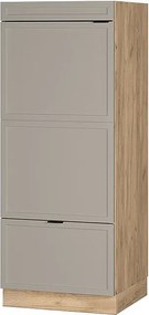 Szafka do mikrofalówki greybeige 60x58.1x153.6 fame-line