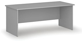 Biurko proste PRIMO GRAY, 1800 x 800 mm, szare