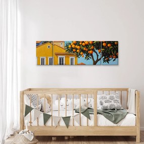 Obraz - Drzewo pomarańczowe (170x50 cm)