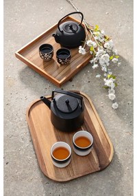 Czarny porcelanowo-żeliwny serwis do herbaty Sichuan – Bredemeijer