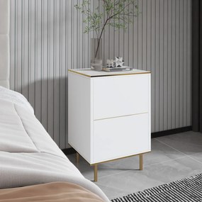 Stolik nocny Imaj Marble White