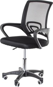 Czarne krzesło biurowe JETTA