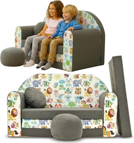 Kanapa/sofka Dla Dziecka, Piankowa Rozkładana 160cm - A5